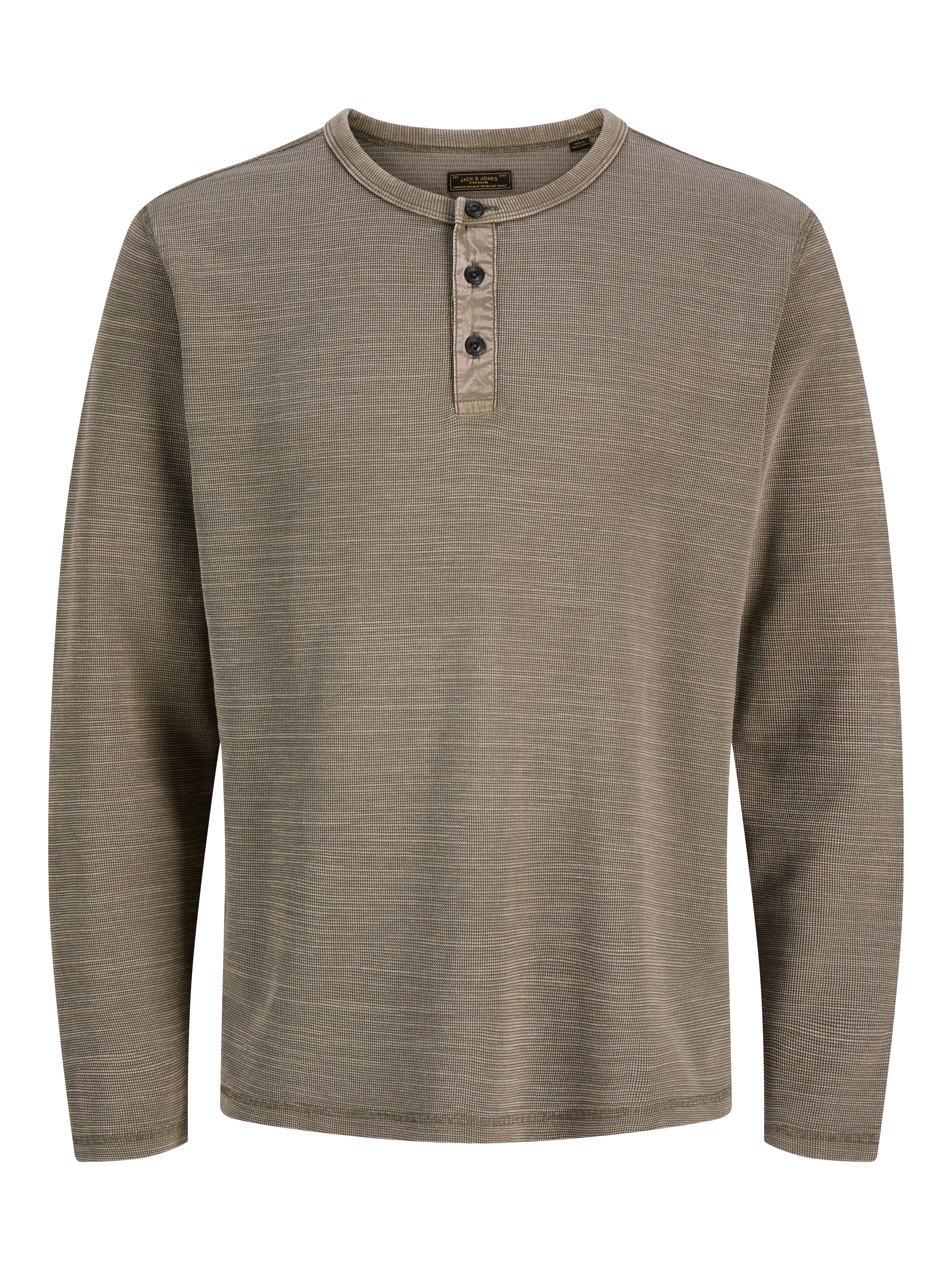 JPRBLUAARON LS HENLEY TEE