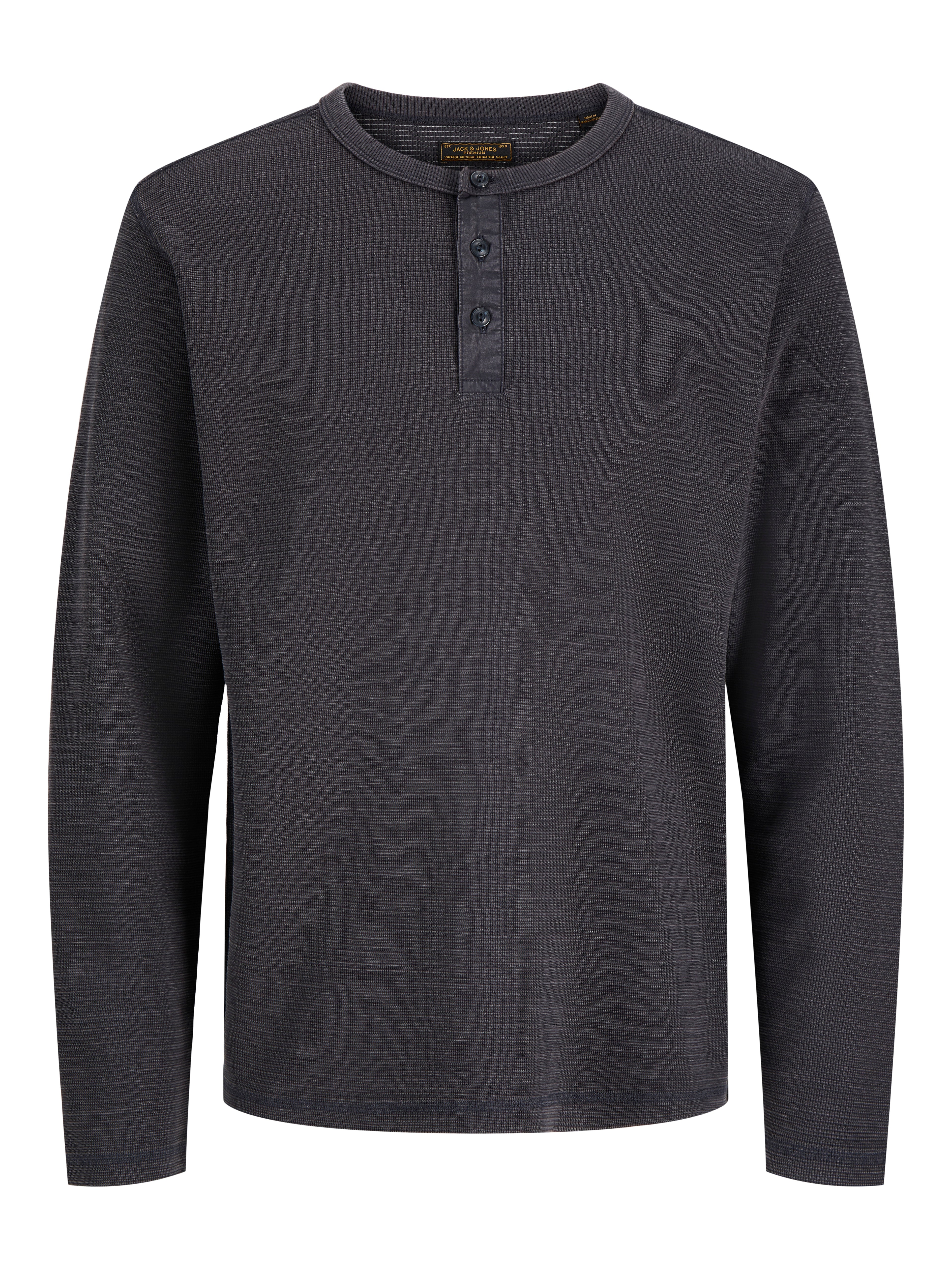 JPRBLUAARON LS HENLEY TEE SN
