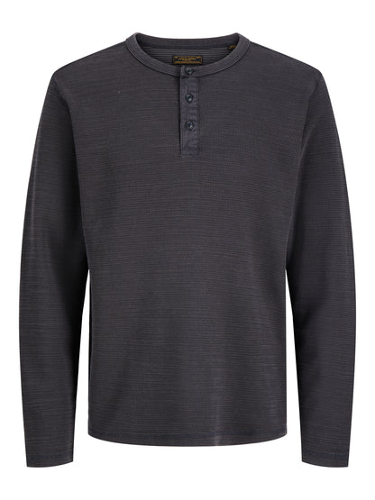 JPRBLUAARON LS HENLEY TEE SN