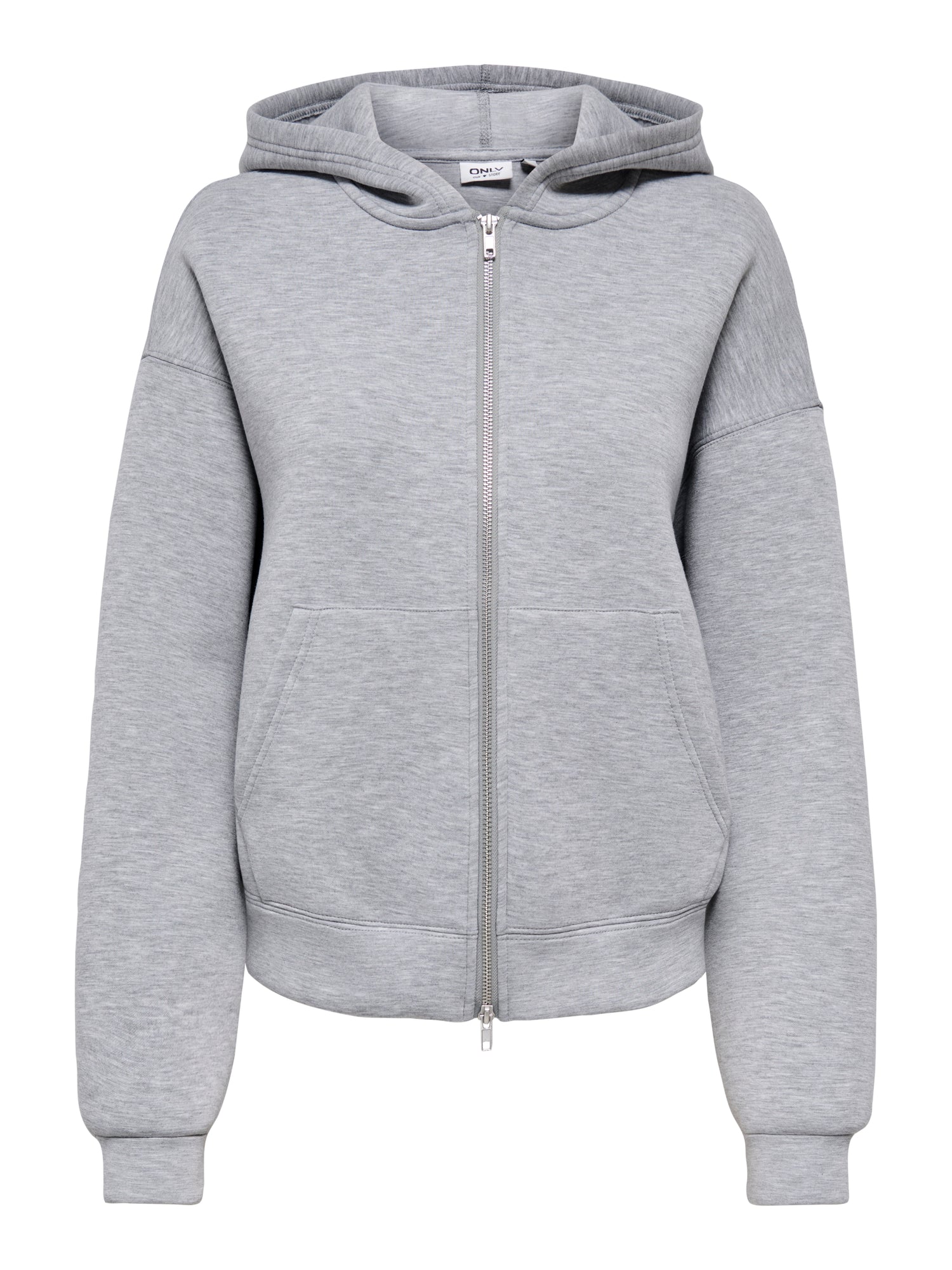 ONLNAOMI L/S TWO-WAY ZIP HOODIE SWT NOOS