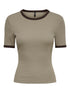 ONLVAL S/S CONTRAST TOP JRS