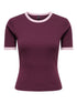 ONLVAL S/S CONTRAST TOP JRS