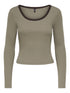 ONLVAL L/S CONTRAST TOP JRS