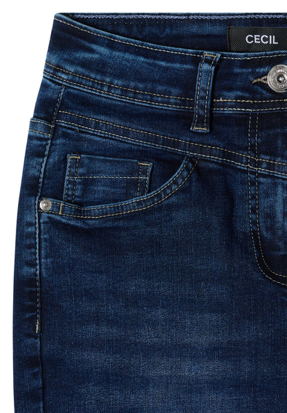 High Waist Slim Leg Jeans im Slim Fit
