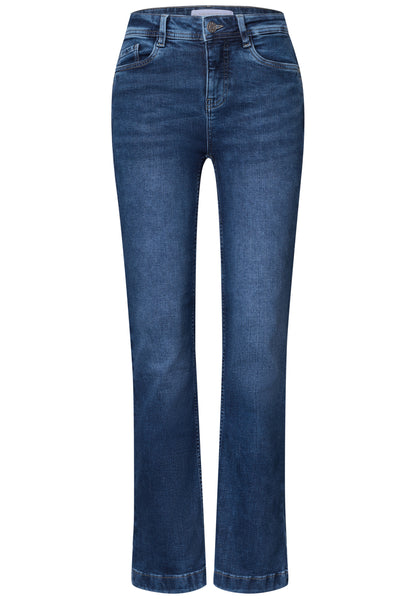 High Waist Bootcut Jeans im Slim Fit