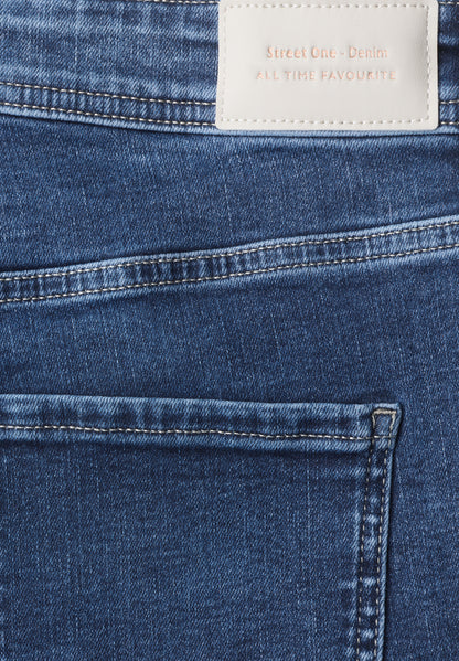 High Waist Bootcut Jeans im Slim Fit