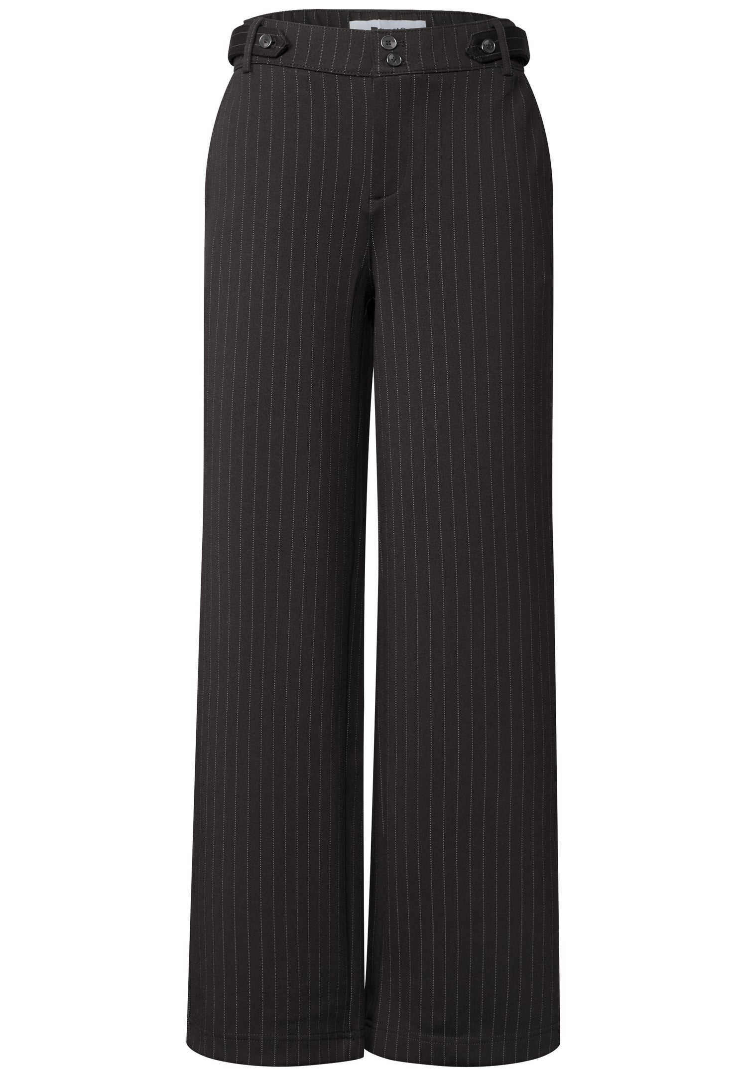 High Waist Wide Leg Hose mit Streifen
