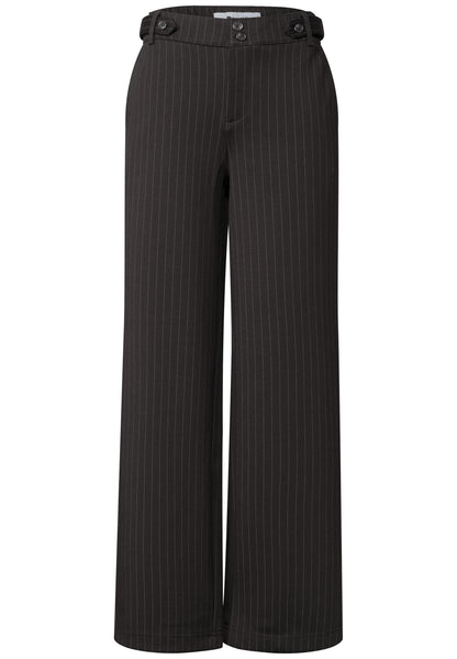 High Waist Wide Leg Hose mit Streifen