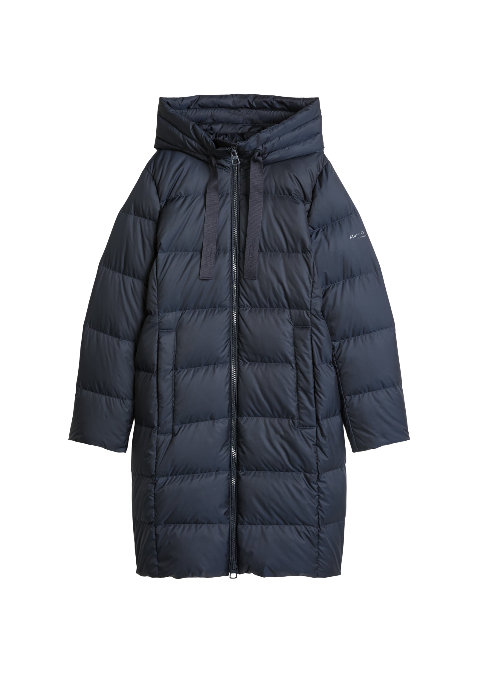Puffer-Daunenmantel mit Kapuze regular