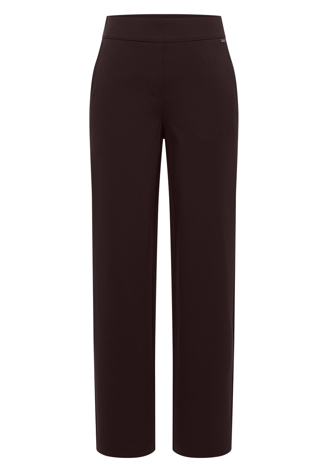 High Waist Straight Leg Hose im Loose Fit