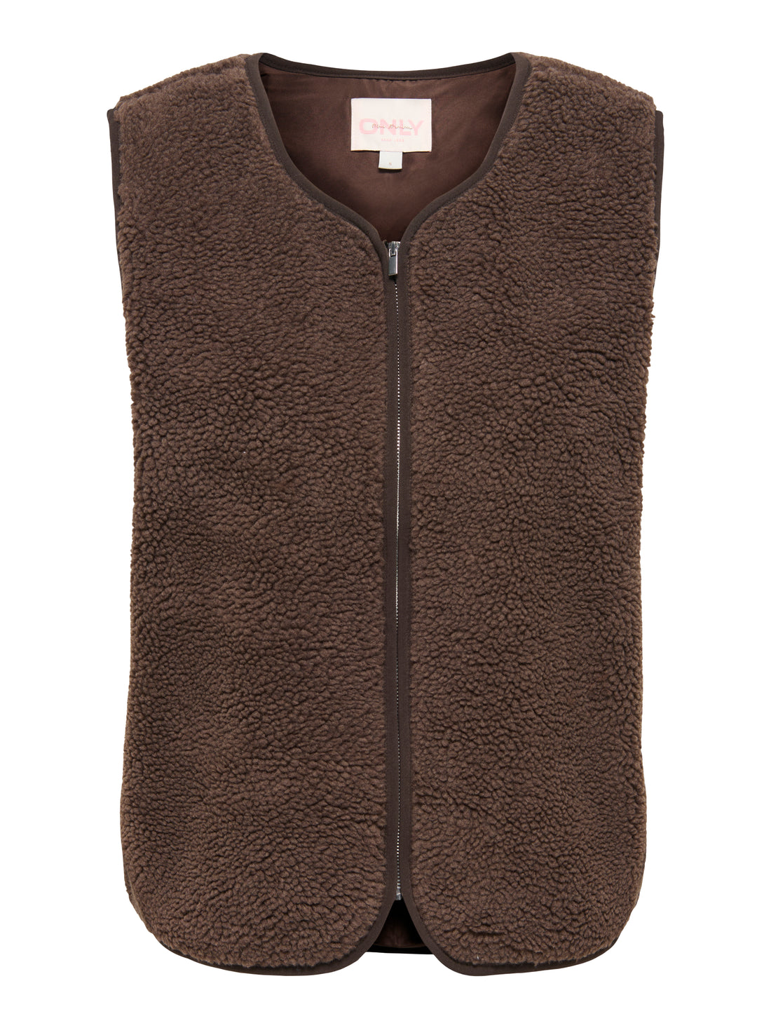 ONLBABY TEDDY ZIP VEST PNT