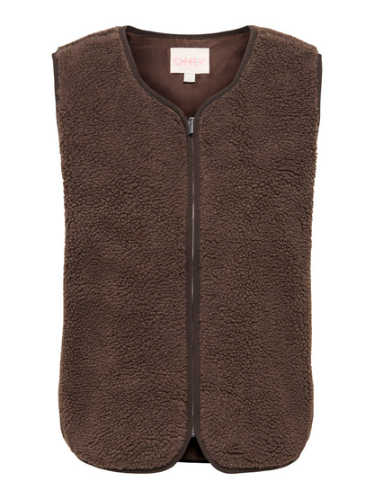ONLBABY TEDDY ZIP VEST PNT