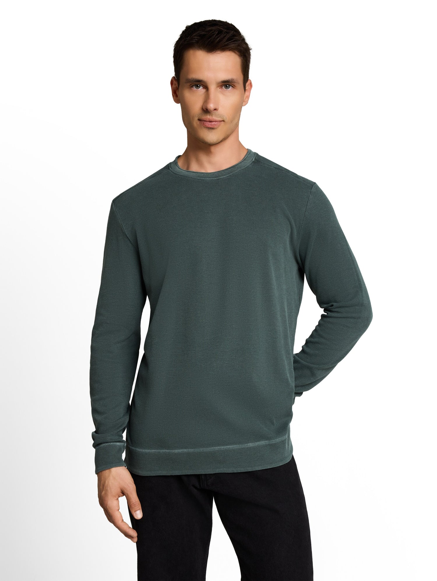 Langarmshirt im Used-Look