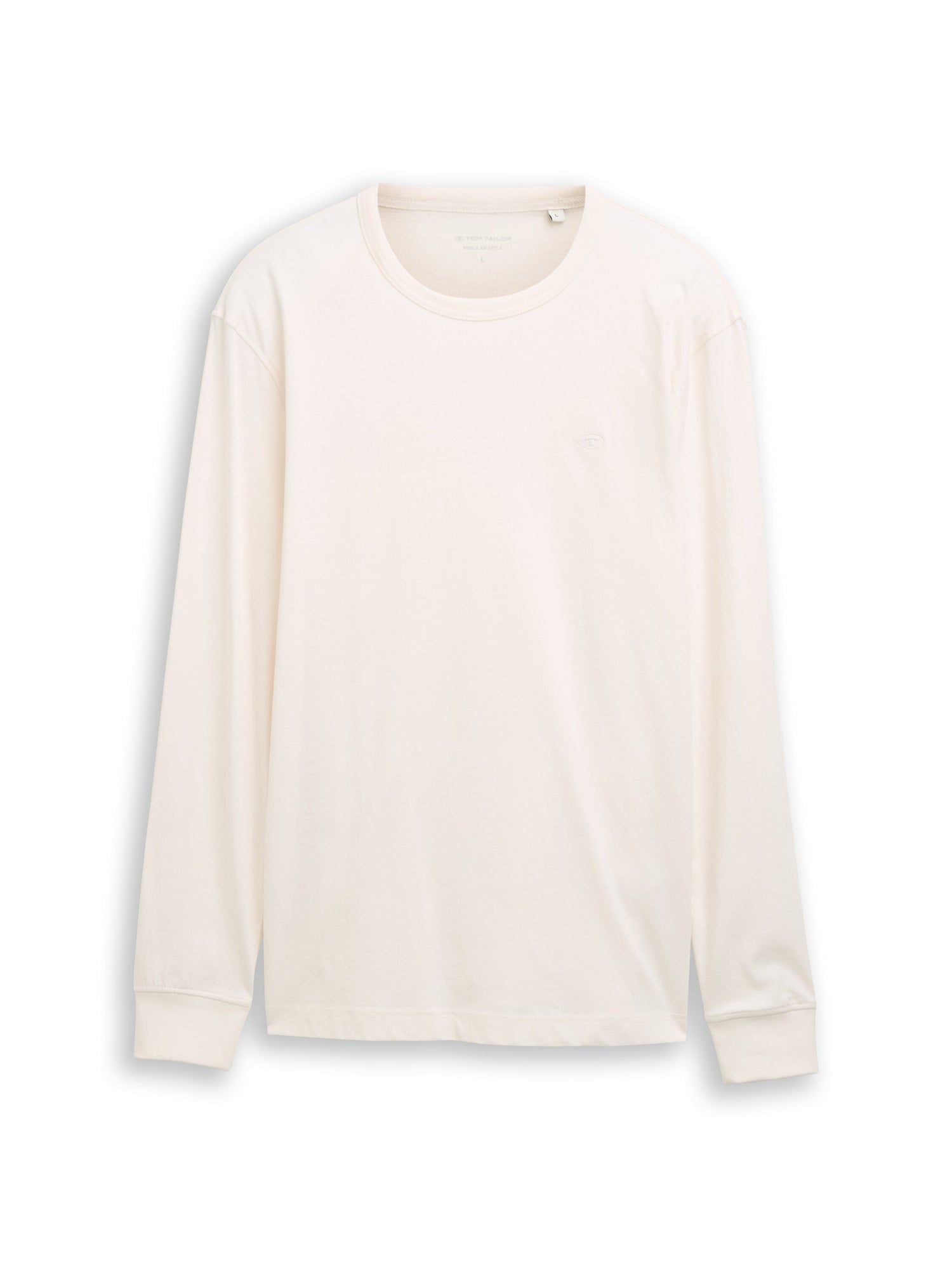 Basic Langarmshirt aus Baumwolle