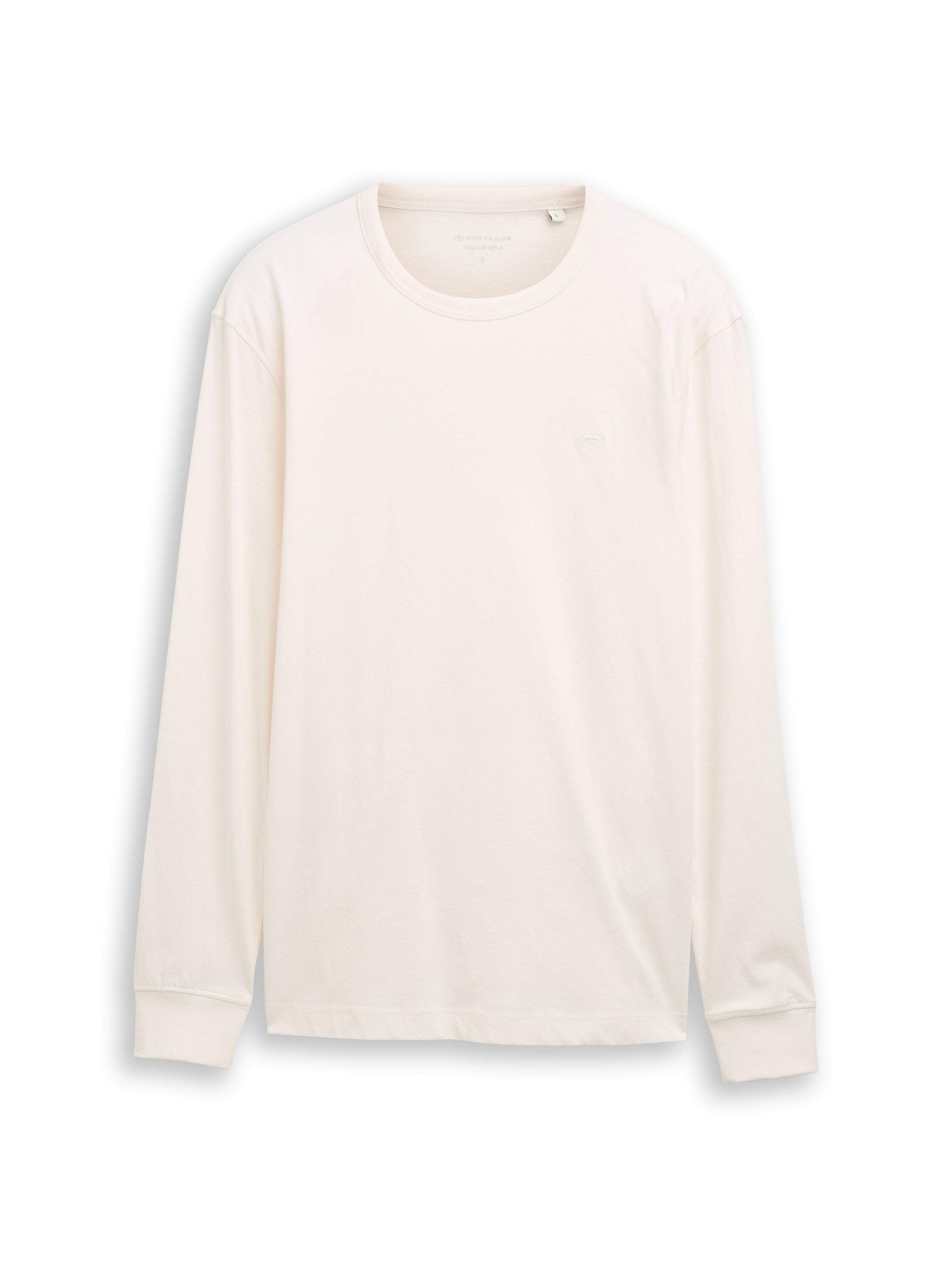 Basic Langarmshirt aus Baumwolle