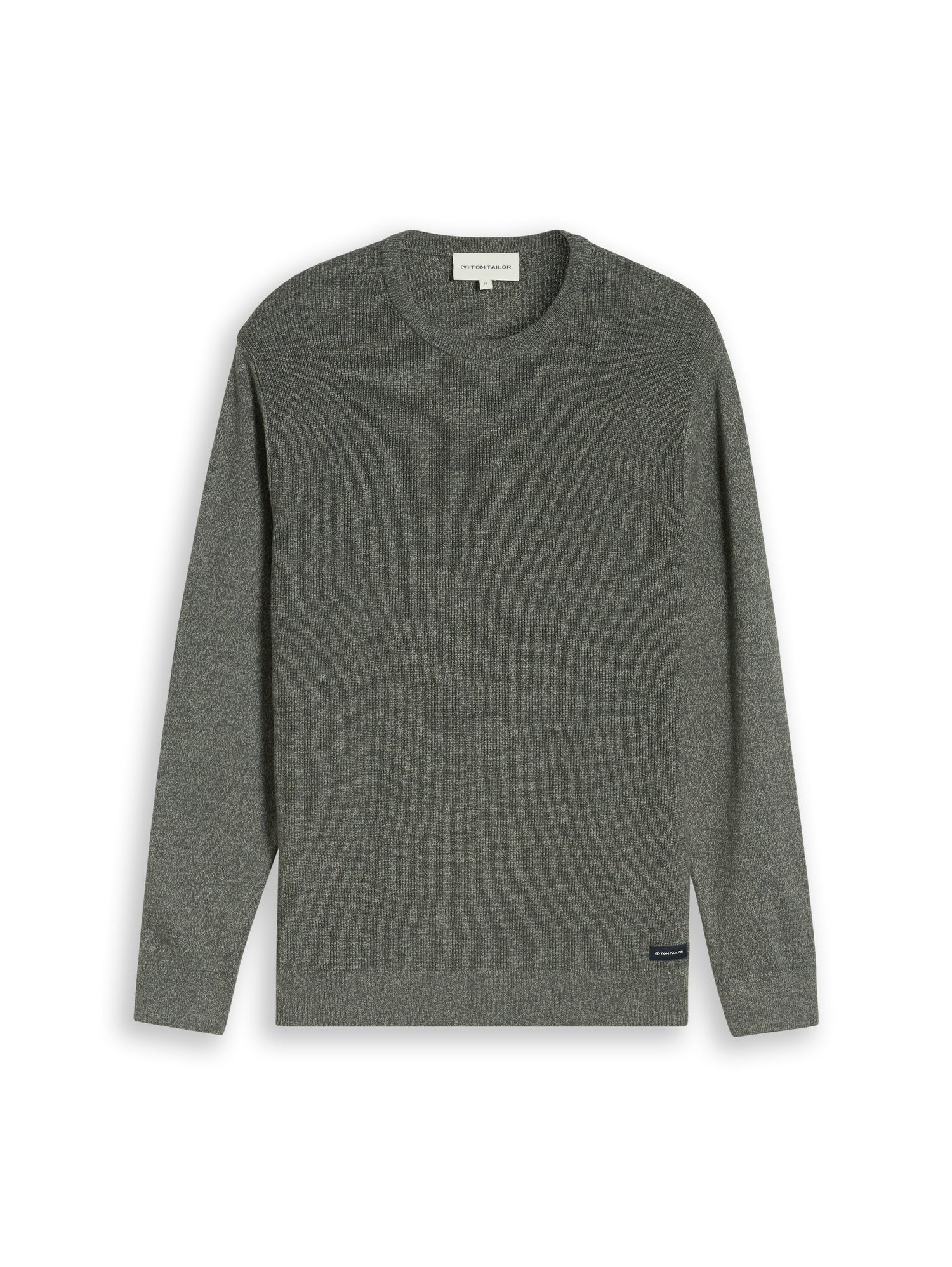 Strickpullover in Melange-Optik