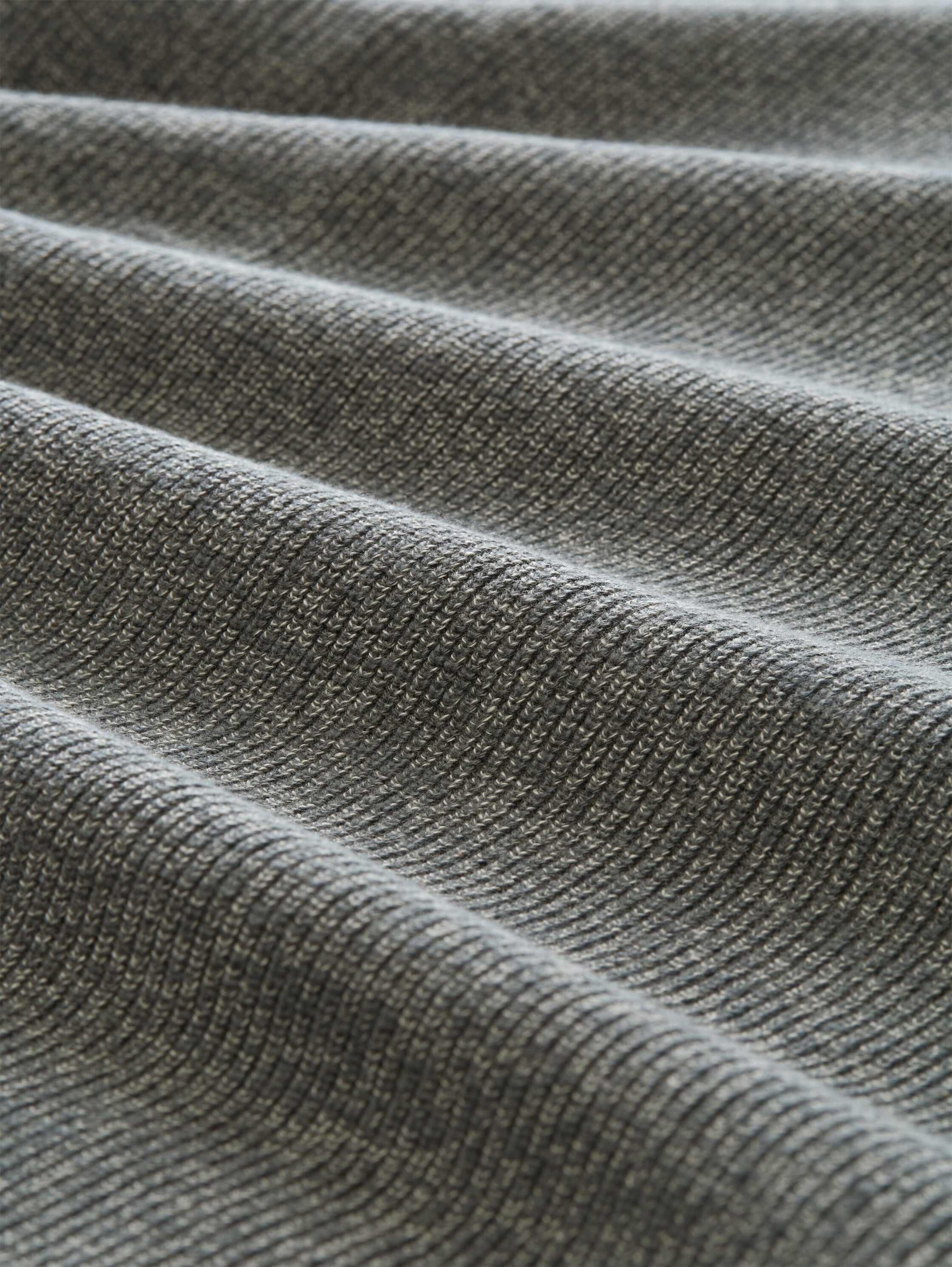 Strickpullover in Melange-Optik