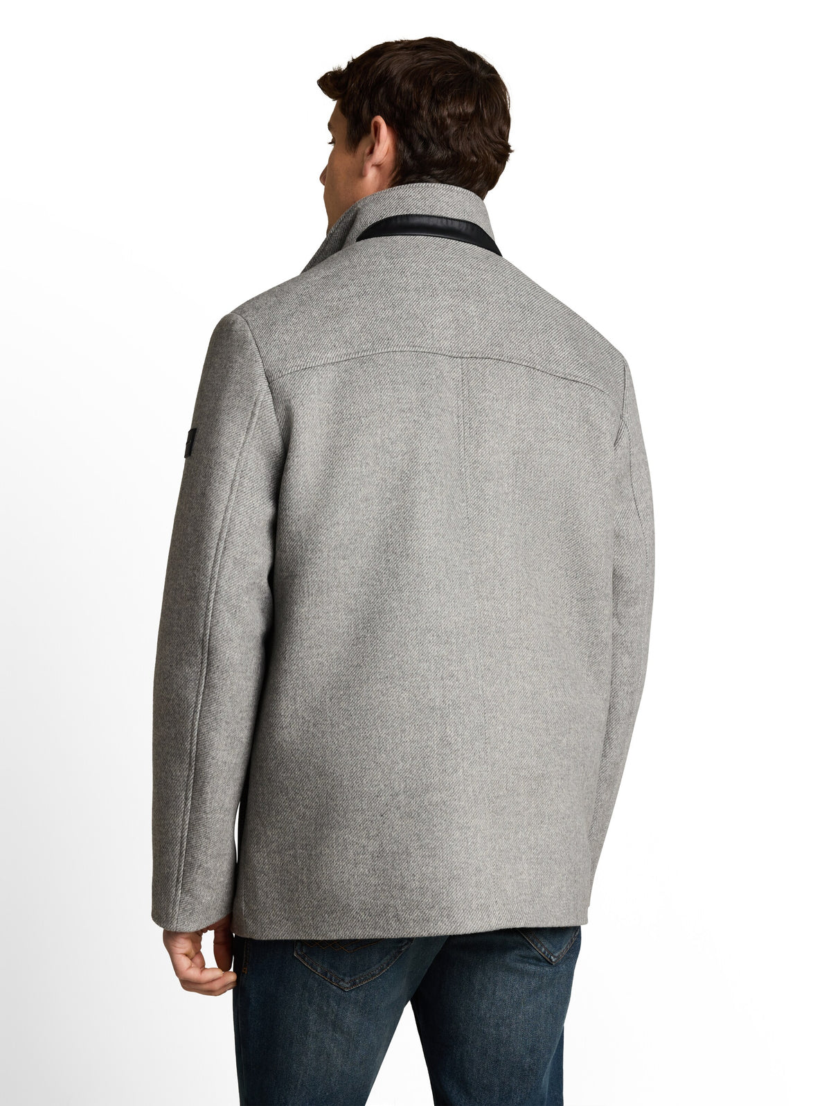 2-in-1 Wolljacke mit abnehmbarem Einsatz
