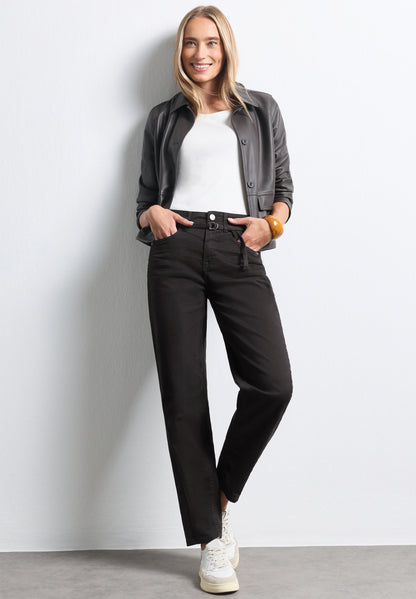High Waist Barrel Leg Jeans im Loose Fit