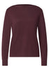 Basic Pullover mit U-Boot-Ausschnitt