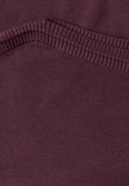 Basic Pullover mit U-Boot-Ausschnitt