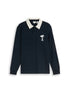 Langarm Poloshirt mit Snoopy-Rückenprint