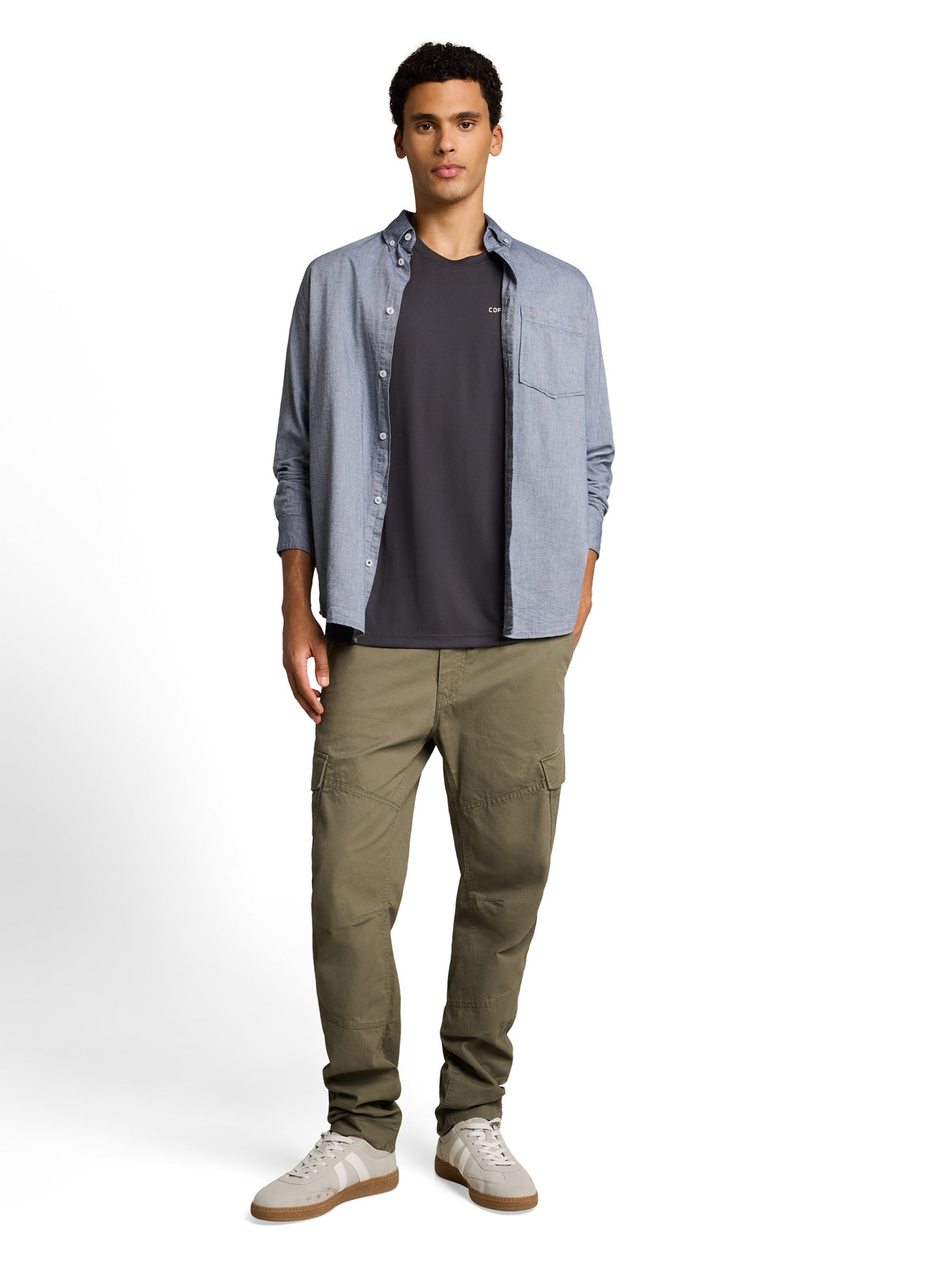 Mesh T-Shirt mit Rückenprint