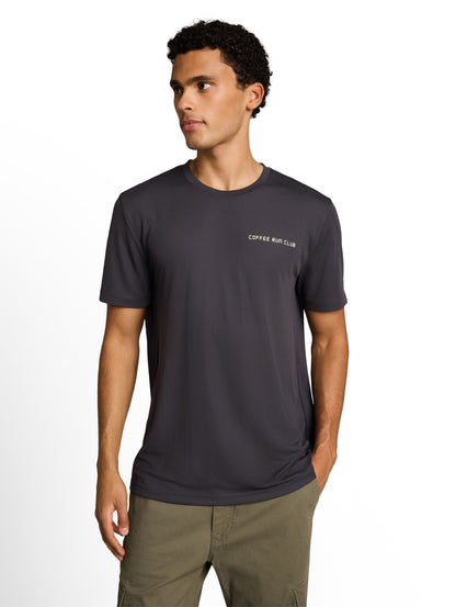 Mesh T-Shirt mit Rückenprint