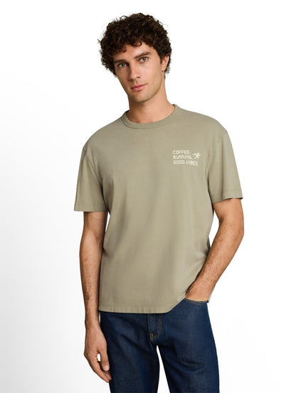 Relaxed Fit T-Shirt mit Schriftzug