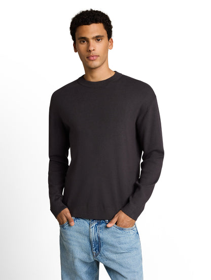 Basic Strickpullover mit Rundhalsausschnitt