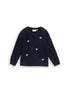 Sweatshirt mit Blumenstickereien