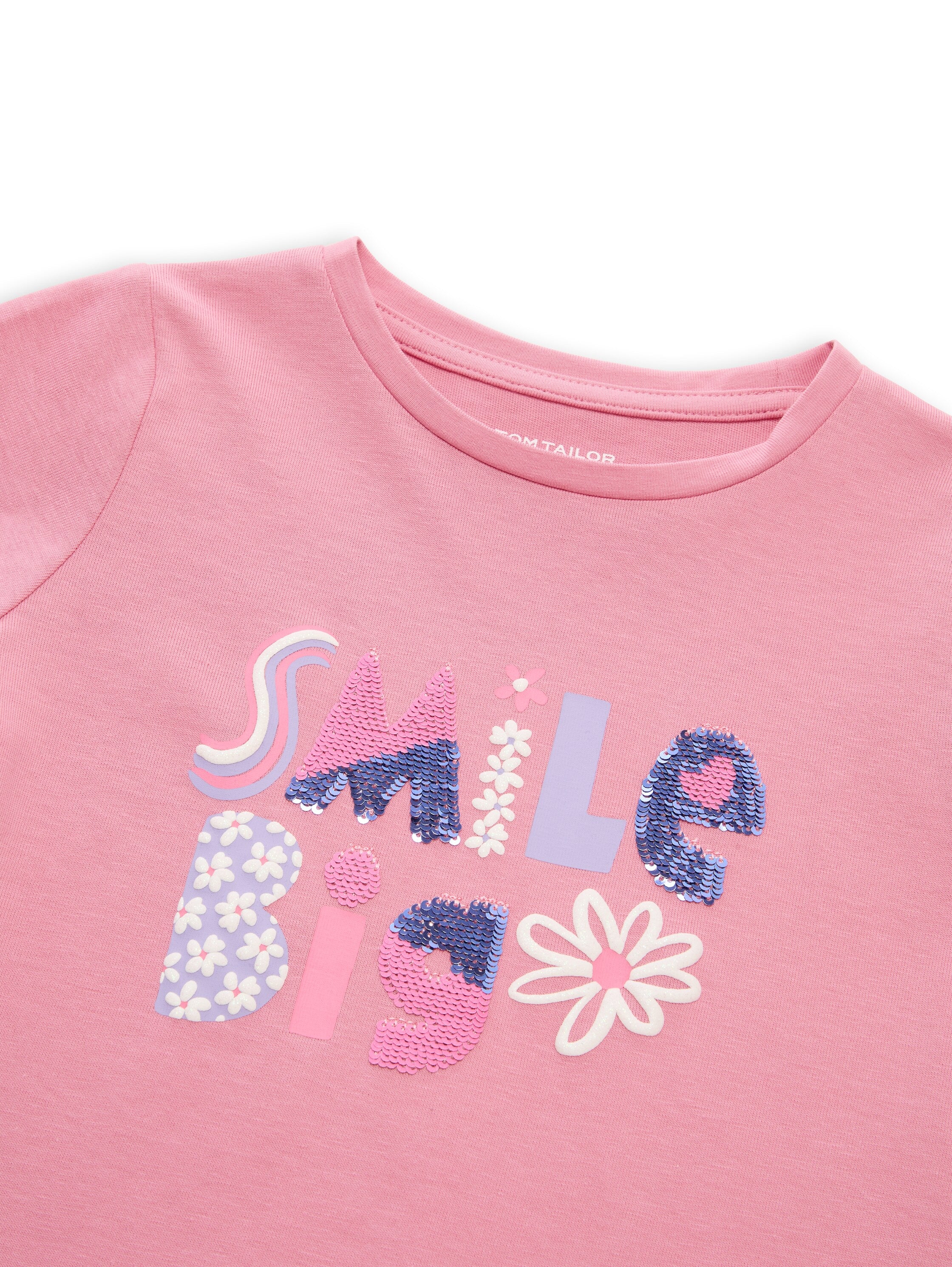 Langarmshirt mit Wendepailletten