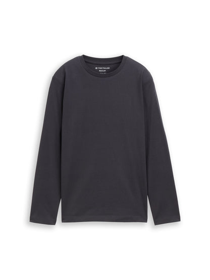 Langarmshirt mit Rückenprint