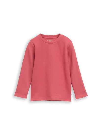 Langarmshirt mit Rundhalsschnitt