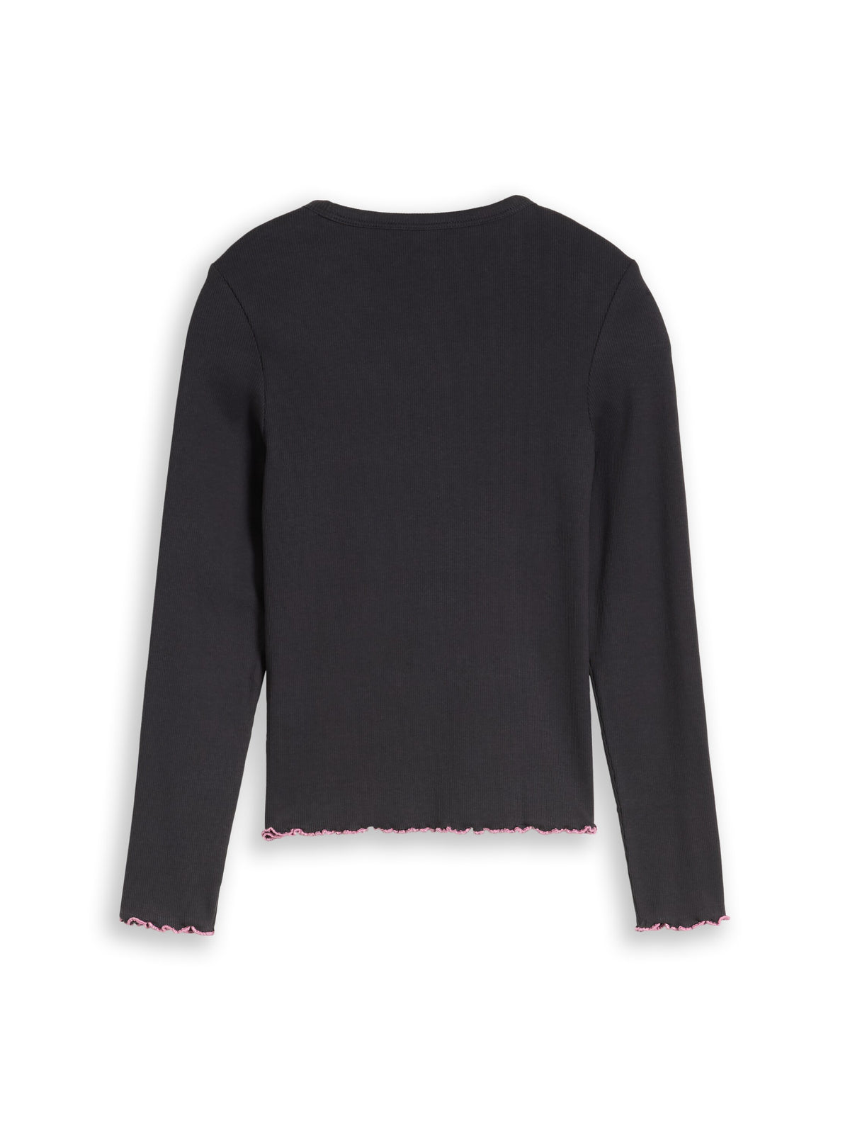 Langarmshirt mit Rippstruktur