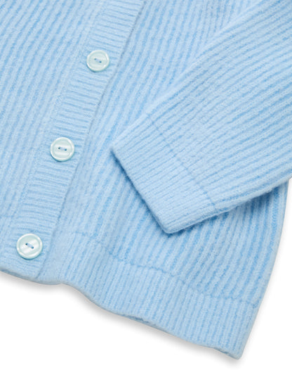 Cosy Cardigan mit Rundhalsausschnitt