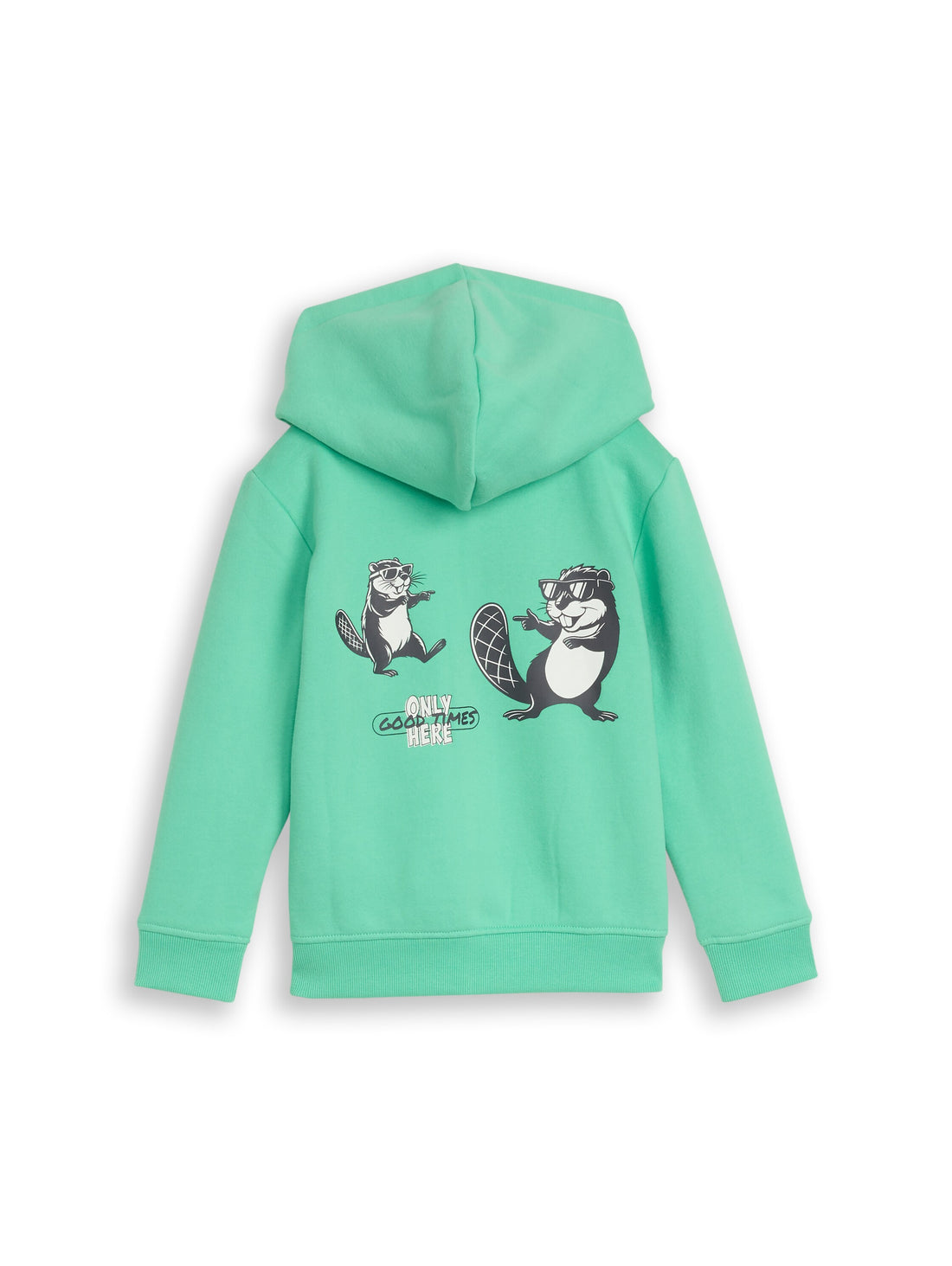 Hoodie Sweatjacke mit Rückenprint