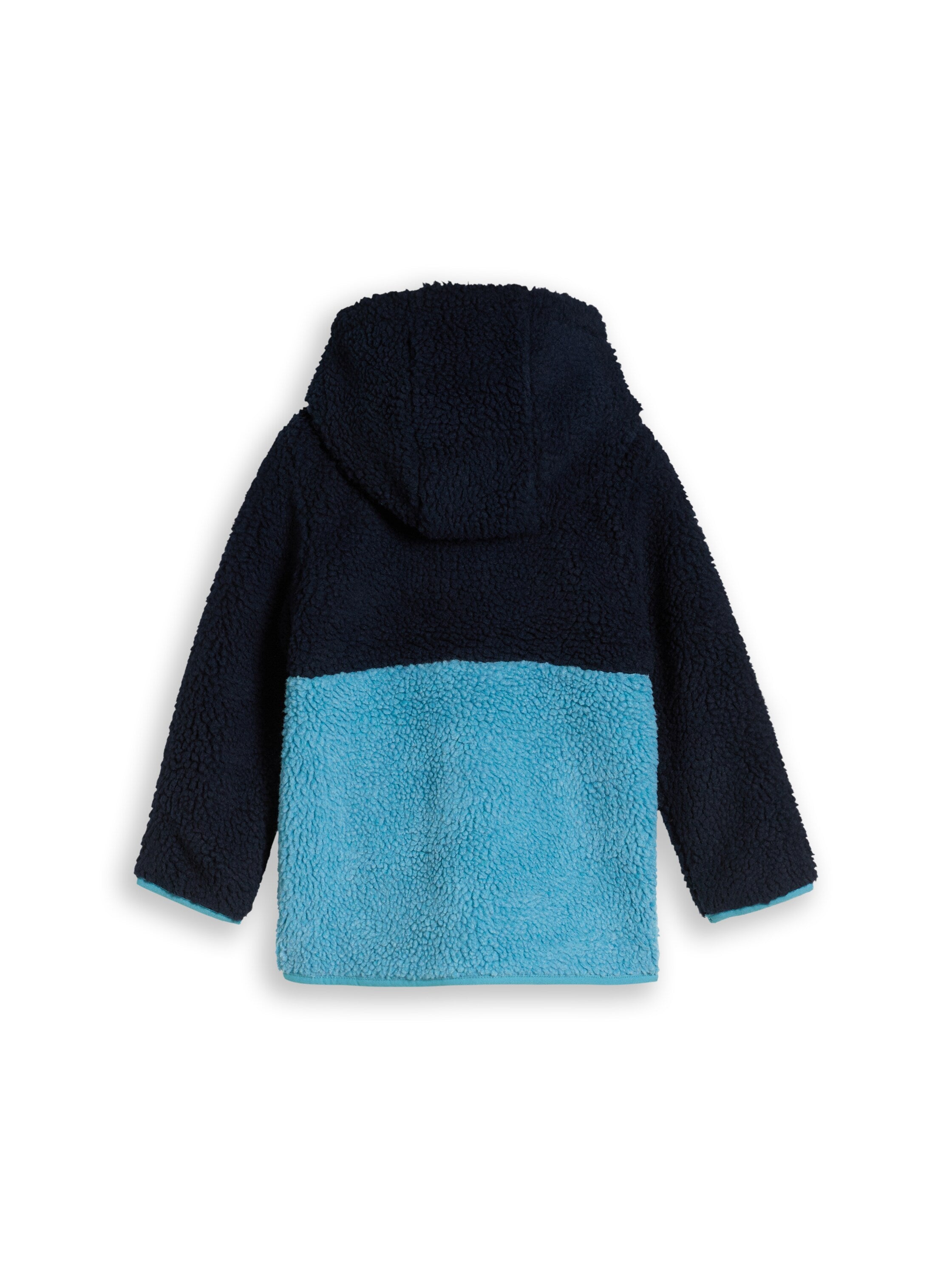 Teddy Jacke mit Colour Blocking