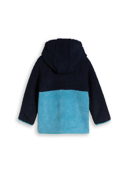 Teddy Jacke mit Colour Blocking
