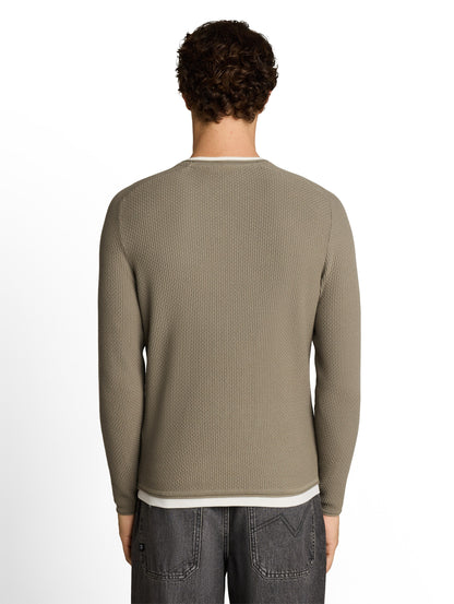 Strickpullover im 2-in-1-Look