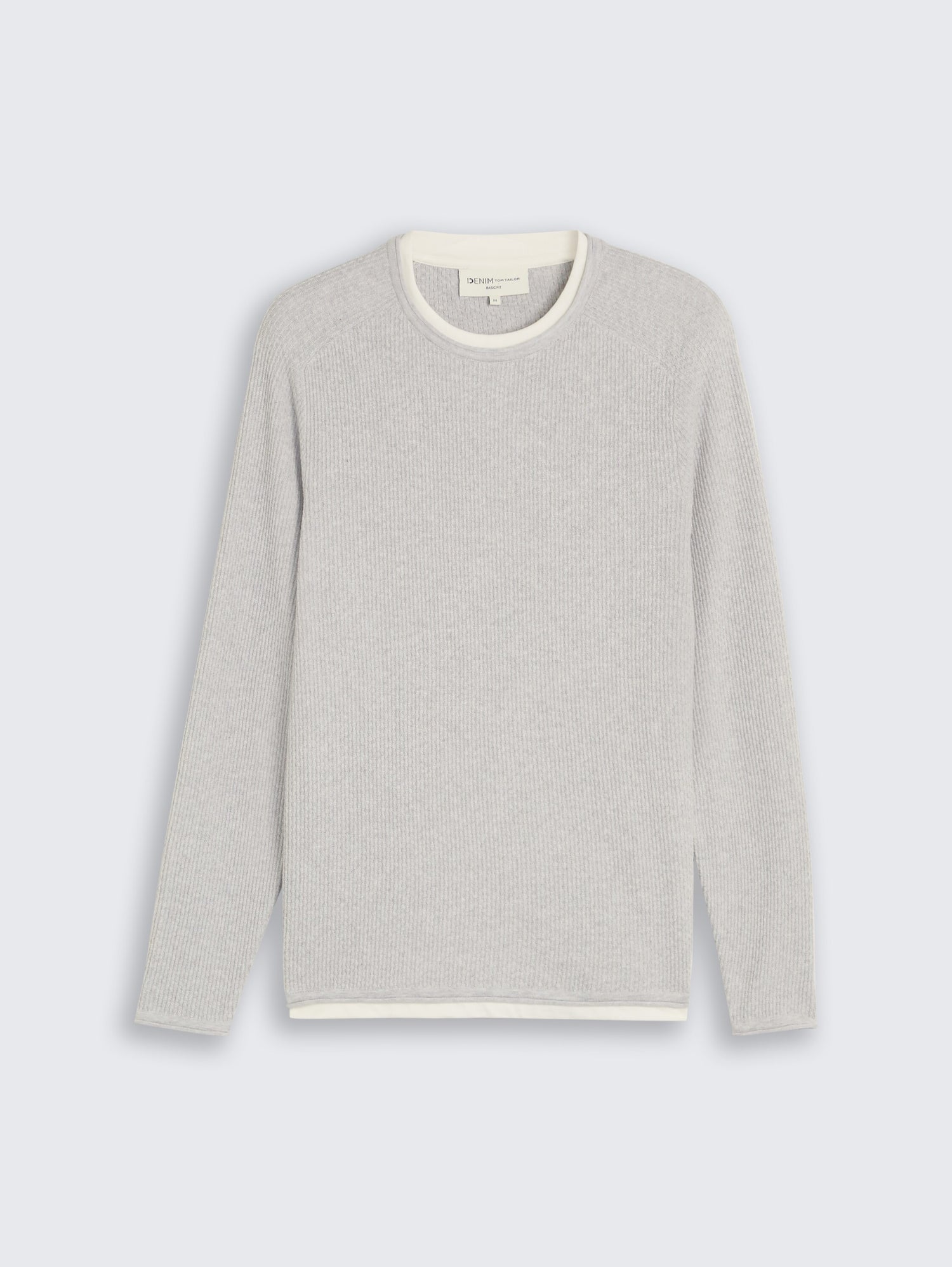 Strickpullover im 2-in-1-Look