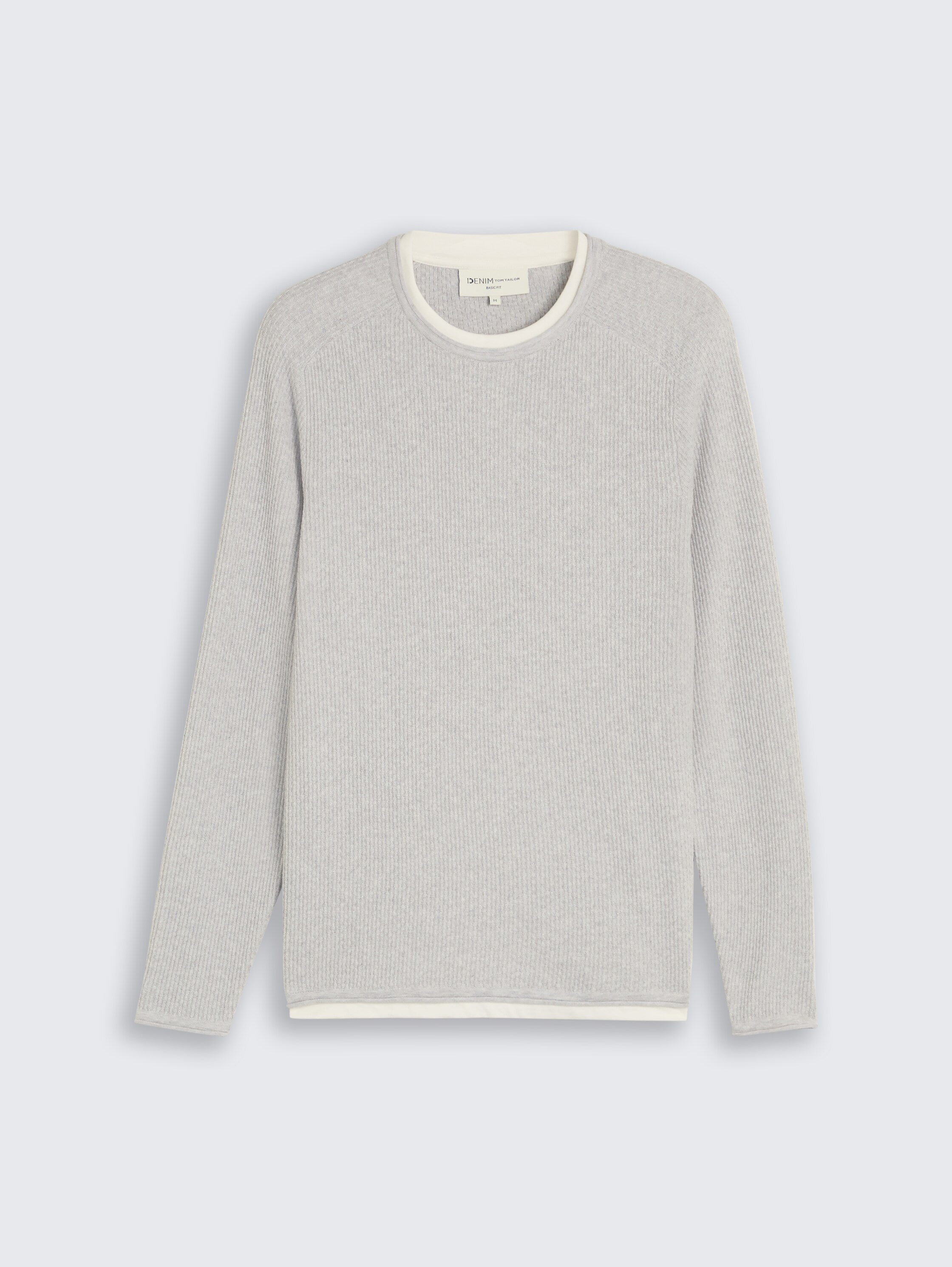 Strickpullover im 2-in-1-Look