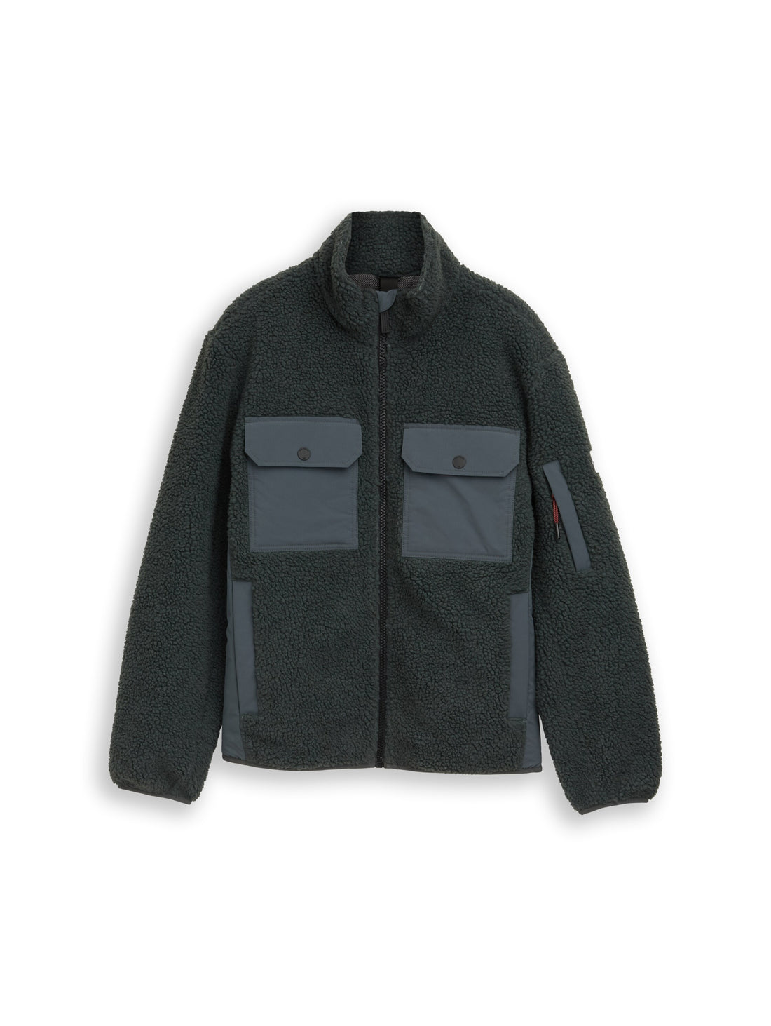 Teddy Jacke mit Taschen