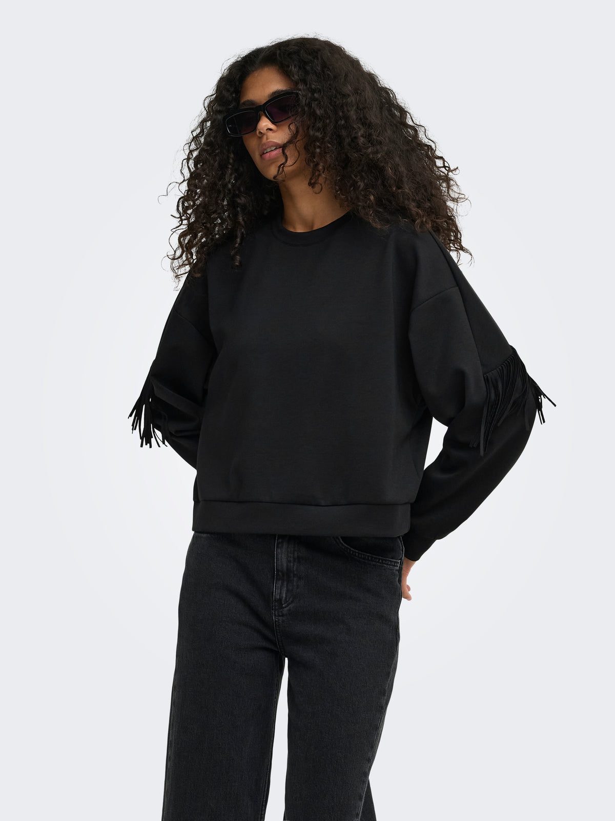 ONLALINA L/S FRINGE SWT