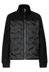 Strukturmix Jacke mit geklebter Steppung