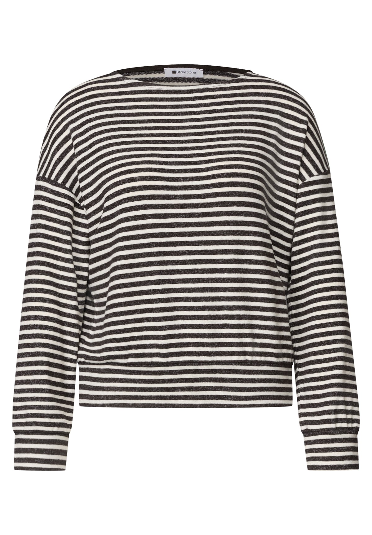 Langarm Shirt mit Elastikbund
