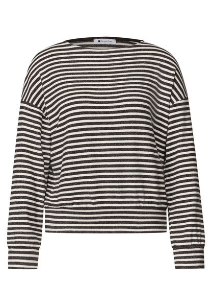 Langarm Shirt mit Elastikbund