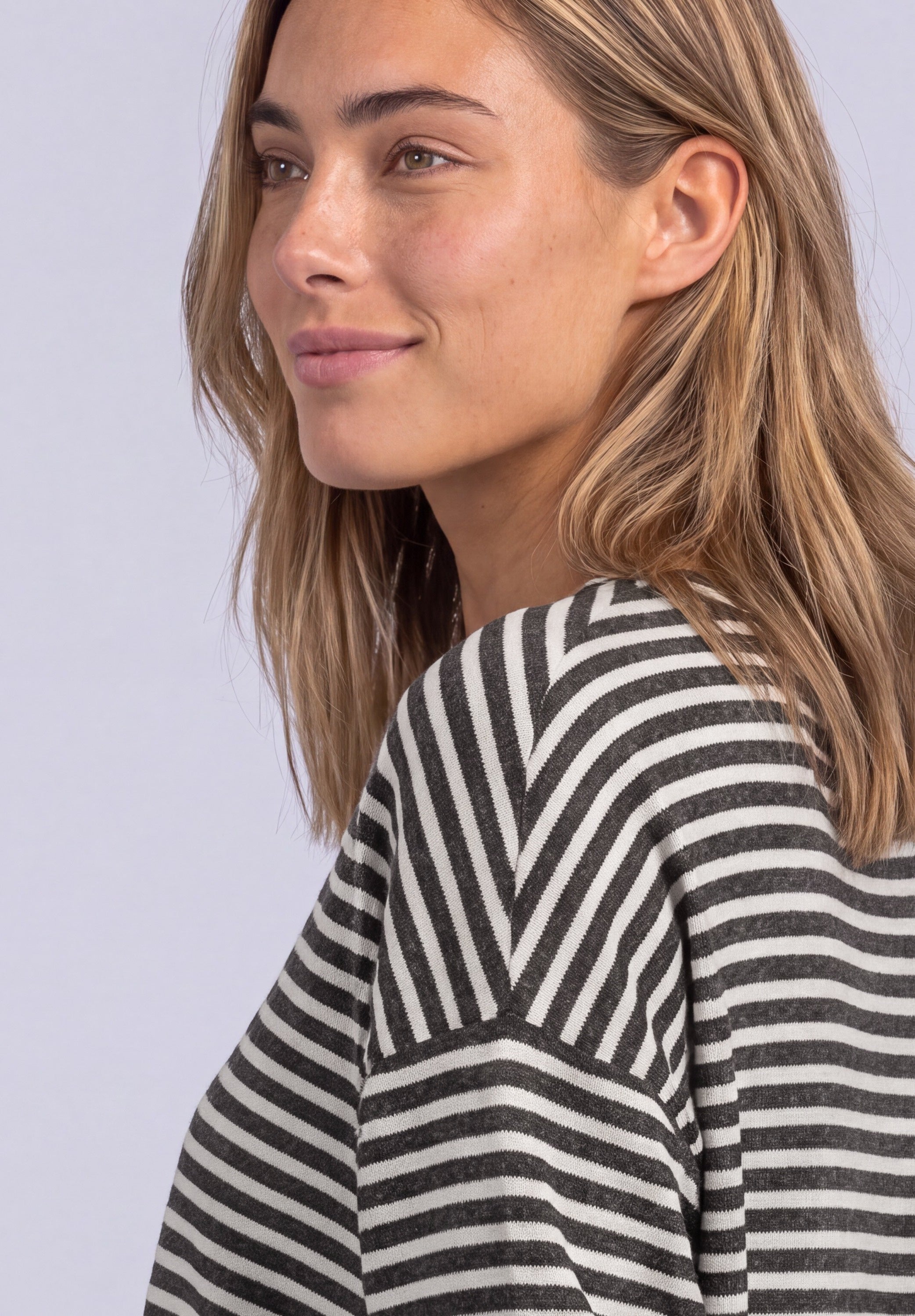 Langarm Shirt mit Elastikbund