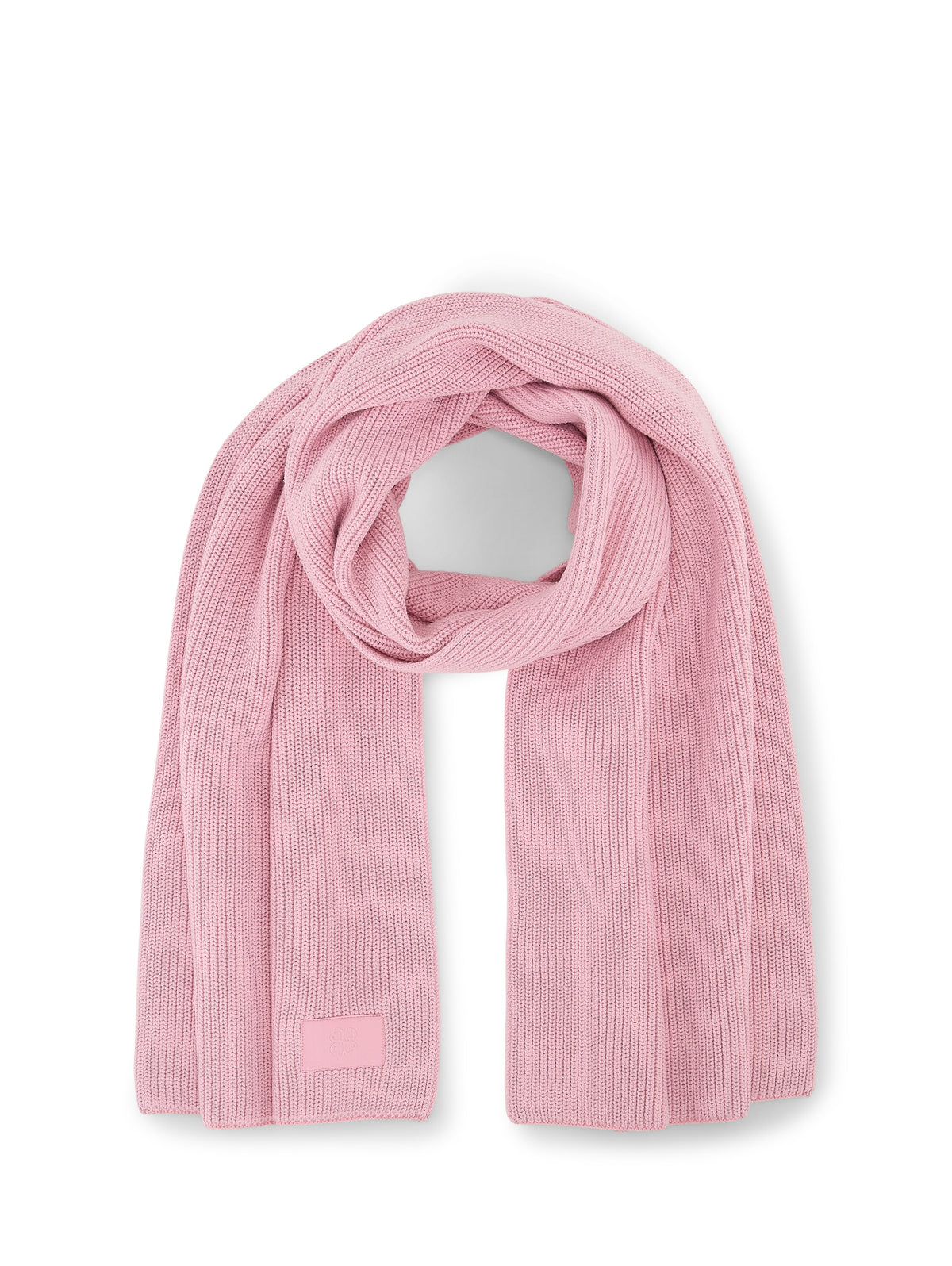 Strickschal mit Badge