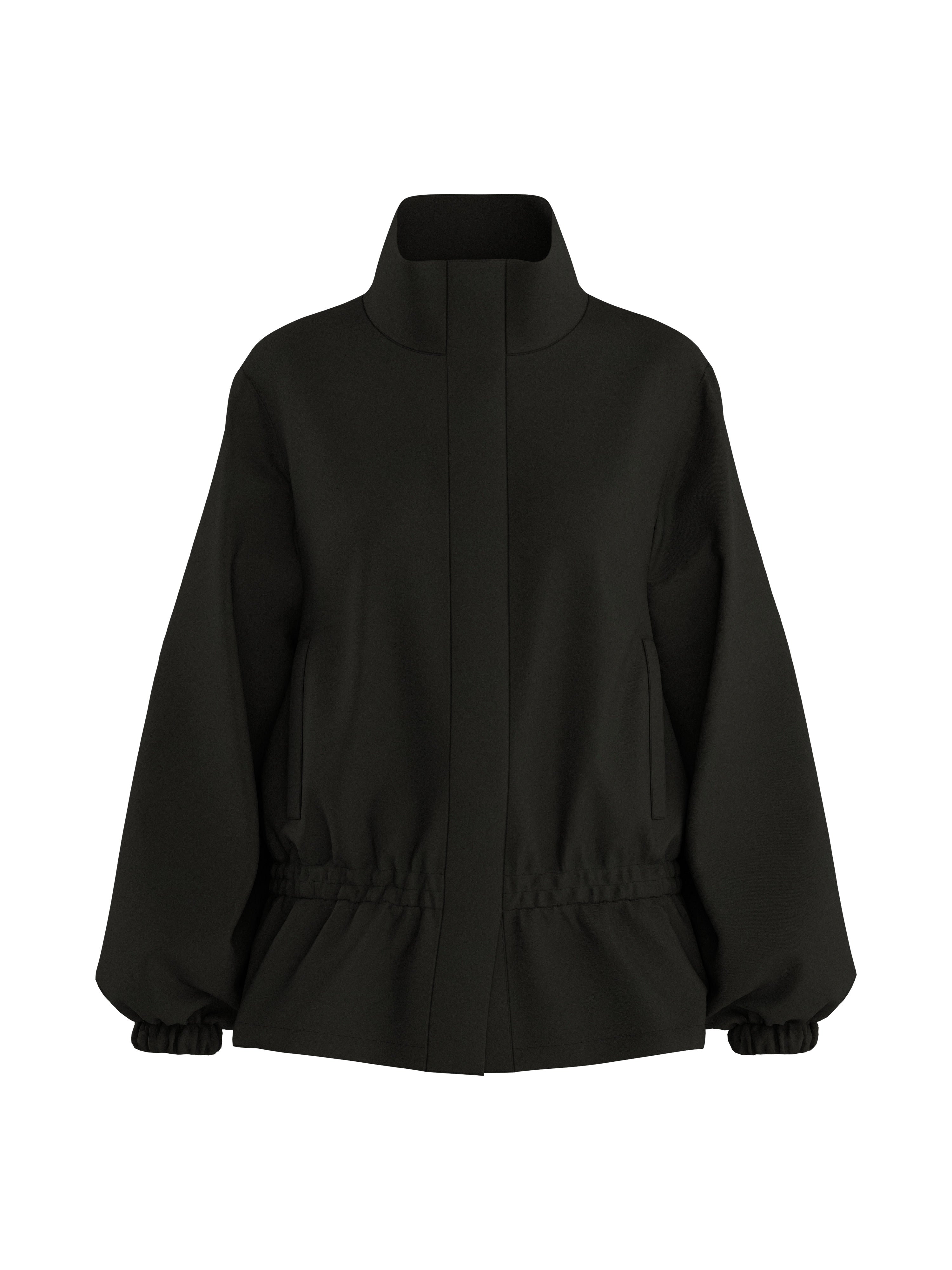 HDFARAH LS HIGH-COLLAR SHACKET